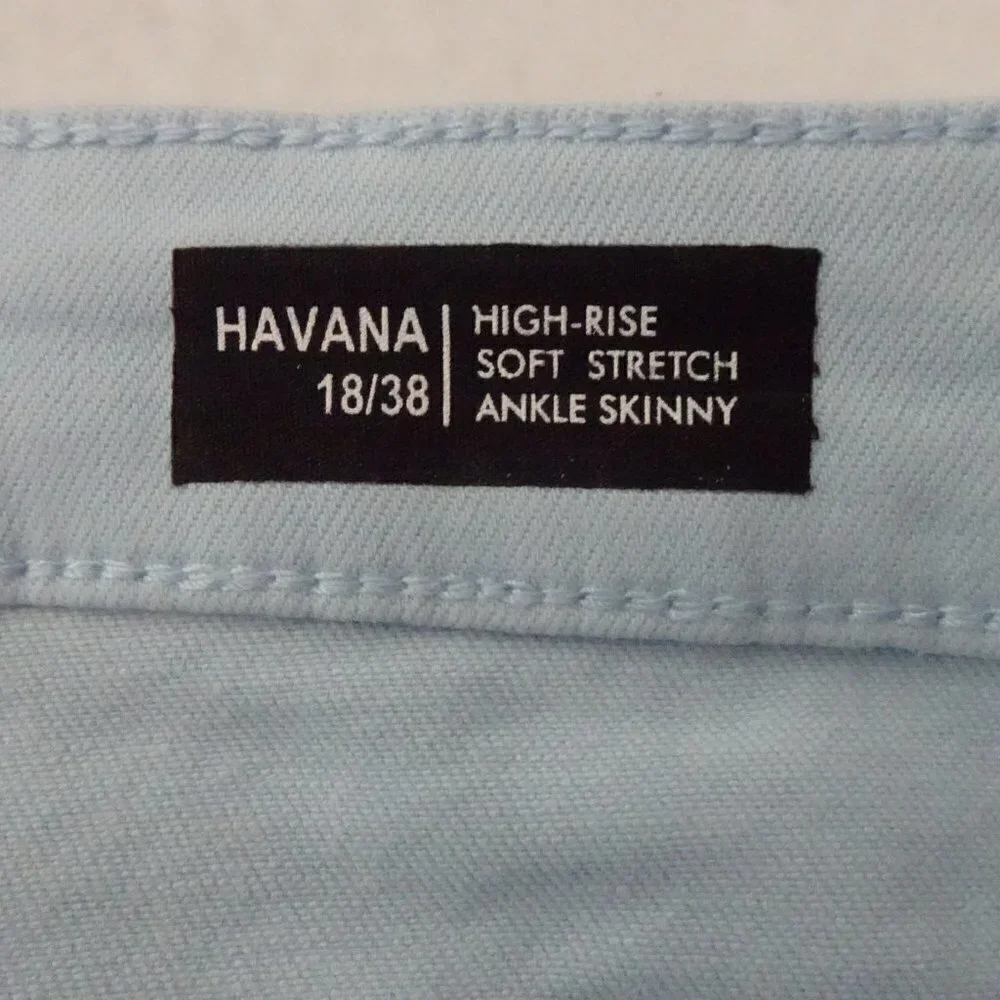 Buffalo David Bitton High Rise Jeans Women's Size 18 Blue Stretch - Picture 7 of 9